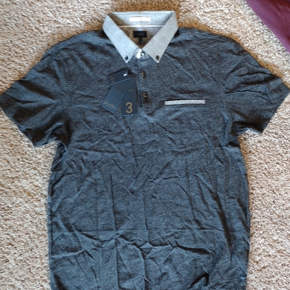 Good Man Brand Gray And Burgundy Polo Shirts NWT - Picture 6 of 7